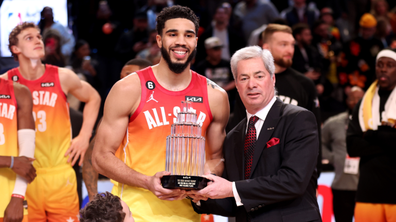 Jayson Tatum of the Boston Celtics named 2023 NBA All-Star Game MVP, breaking scoring record with 55 points