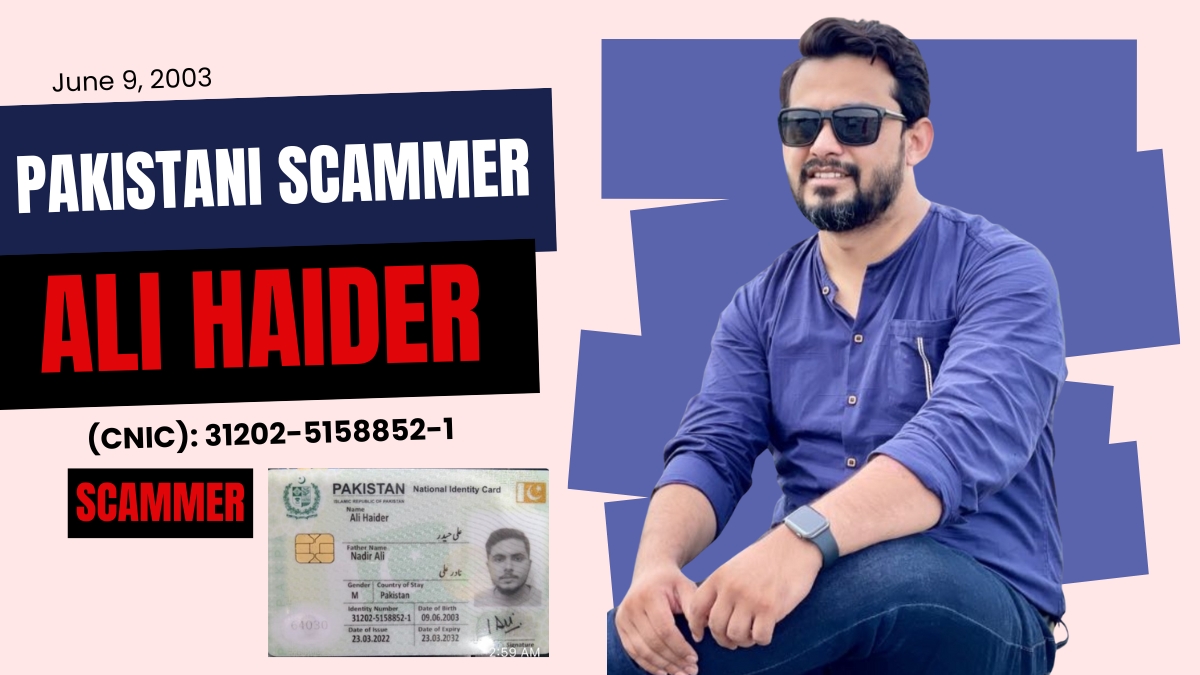 Ali Haider: Unveiling Pakistani Scam Operation Through TechVimo and Fiverr