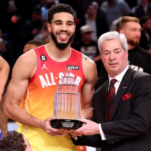 Jayson Tatum of the Boston Celtics named 2023 NBA All-Star Game MVP, breaking scoring record with 55 points